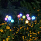 Garden Lights – New Upgraded Solar Powered Firefly Lights,  for Home & Garden (Warm Light)