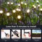 Garden Lights – New Upgraded Solar Powered Firefly Lights,  for Home & Garden (Warm Light)