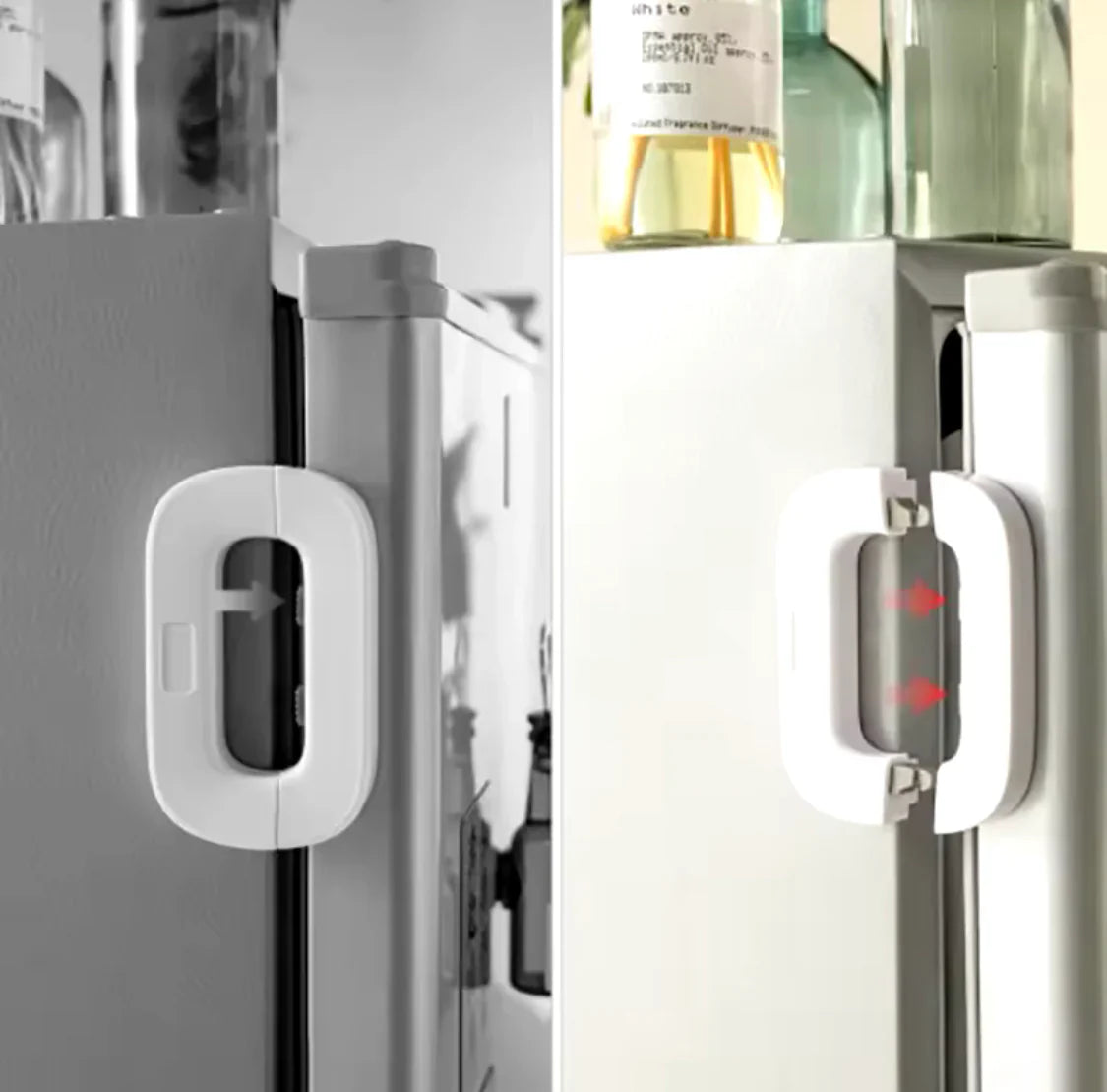 Multifunctional Fridge Door Drawer Lock, Baby Security Cabinet Lock