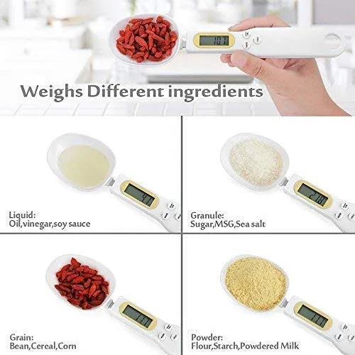 Digital Kitchen Scale Spoon with Precise Measurement - LCD Screen
