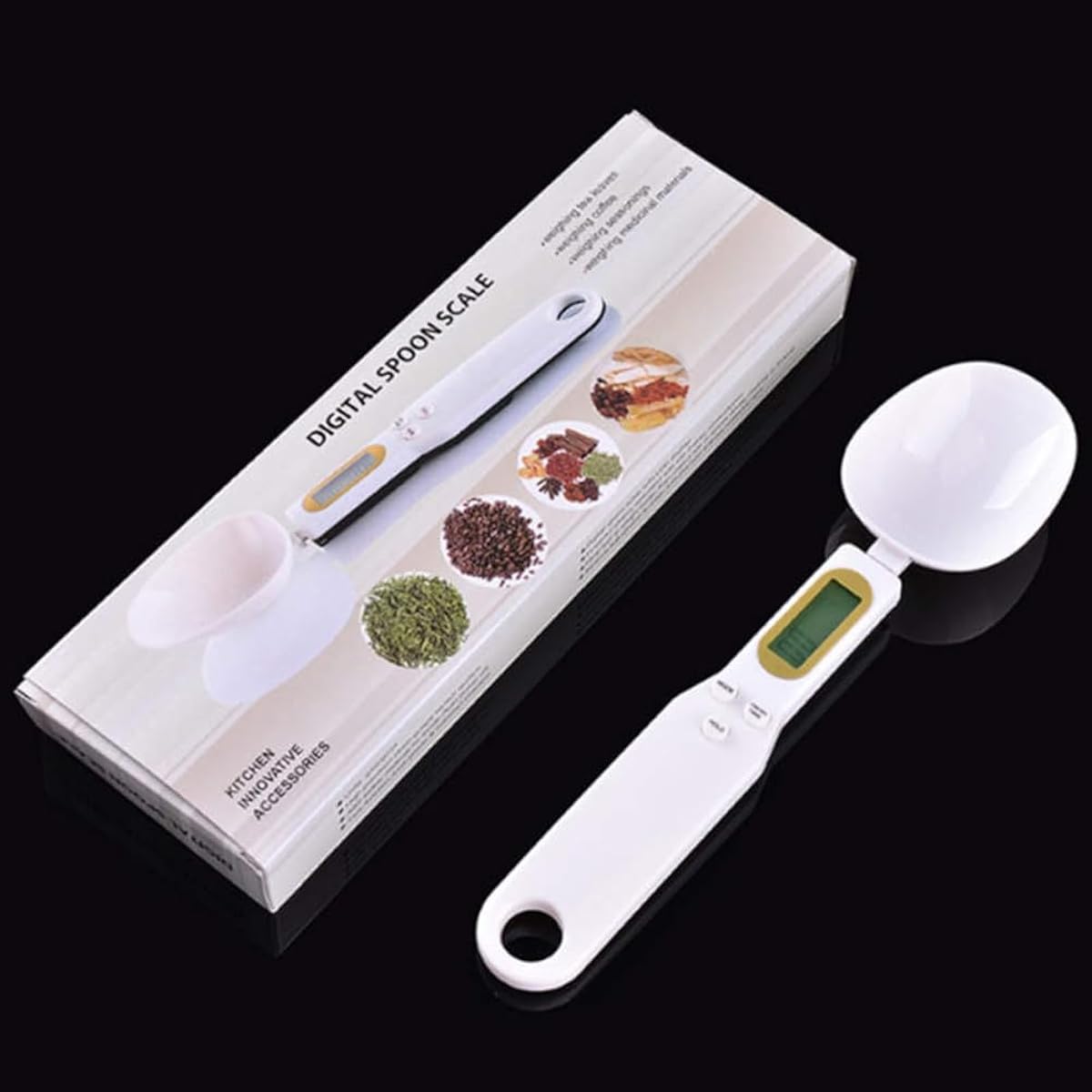 Digital Kitchen Scale Spoon with Precise Measurement - LCD Screen