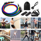 11 Piece Power Resistance Band Set , Yoga Sports Fitness Band Equipment for Men and Women